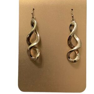 Erica Lyons gold tone spiral earrings. NWT